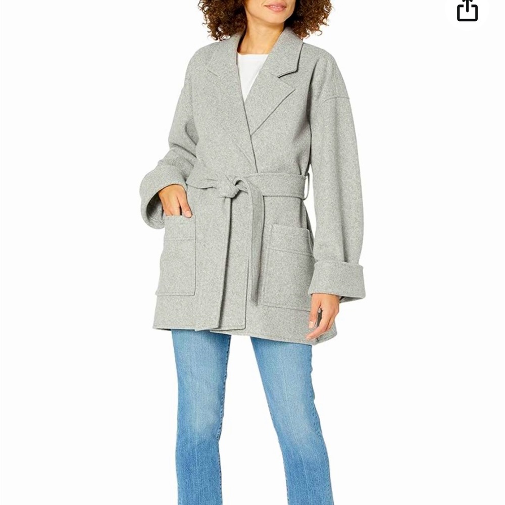 Size small classic belted jacket from The Drop.